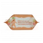 Sweet Holiday Wishes Cookie Pouch Front