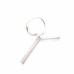 White Twist Ties - 4”