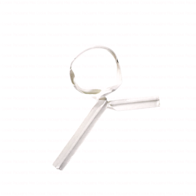 White Twist Ties - 4”