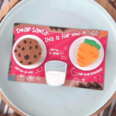 Cookies For Santa Food-Safe Greaseproof Cookie Backer