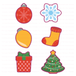 DIY Christmas Cookie Cutter Set - 6 pc