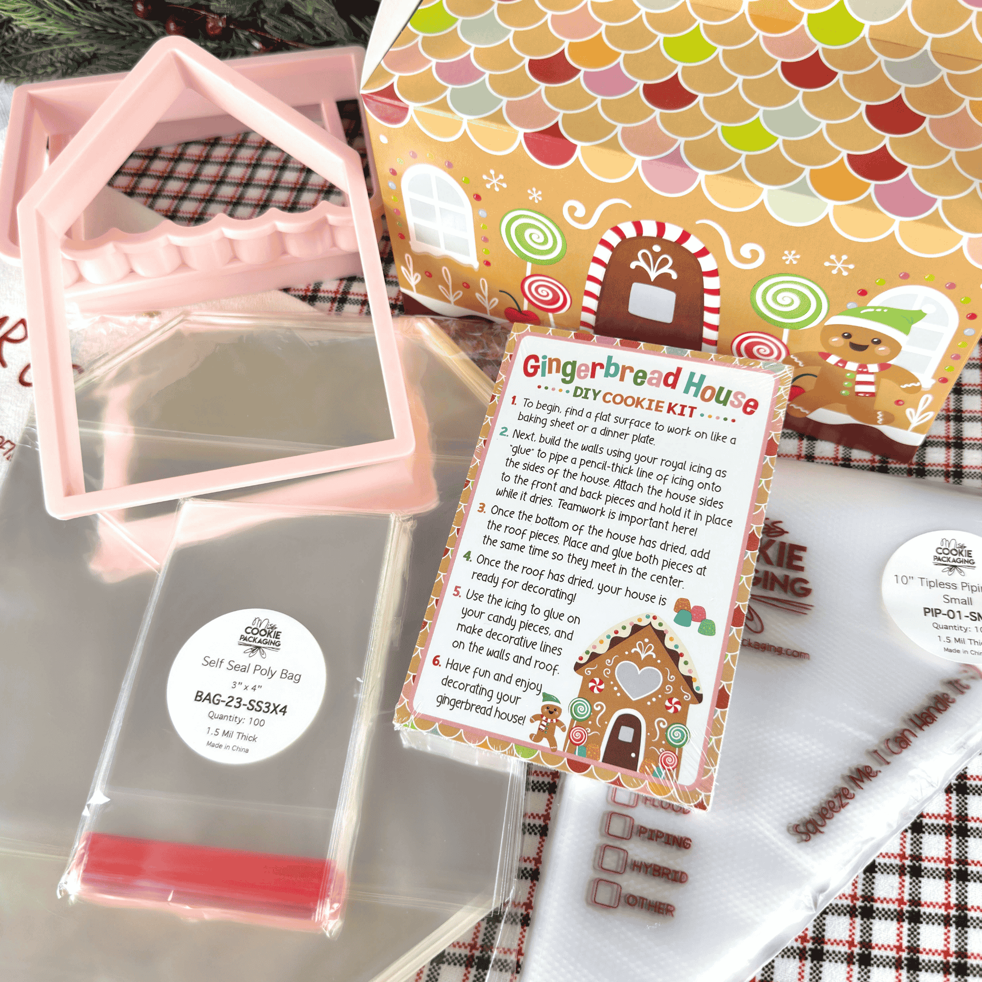 DIY Gingerbread house kit