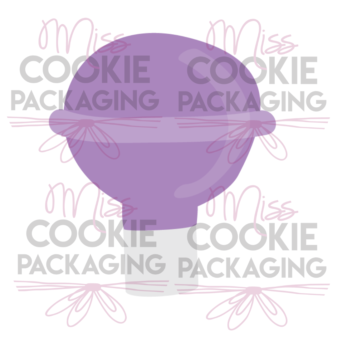 Mini Lollipop Eddie EDIBLE PRINTER IMAGE - DIGITAL FILE ONLY - Mini Lollipop Image - Image 1