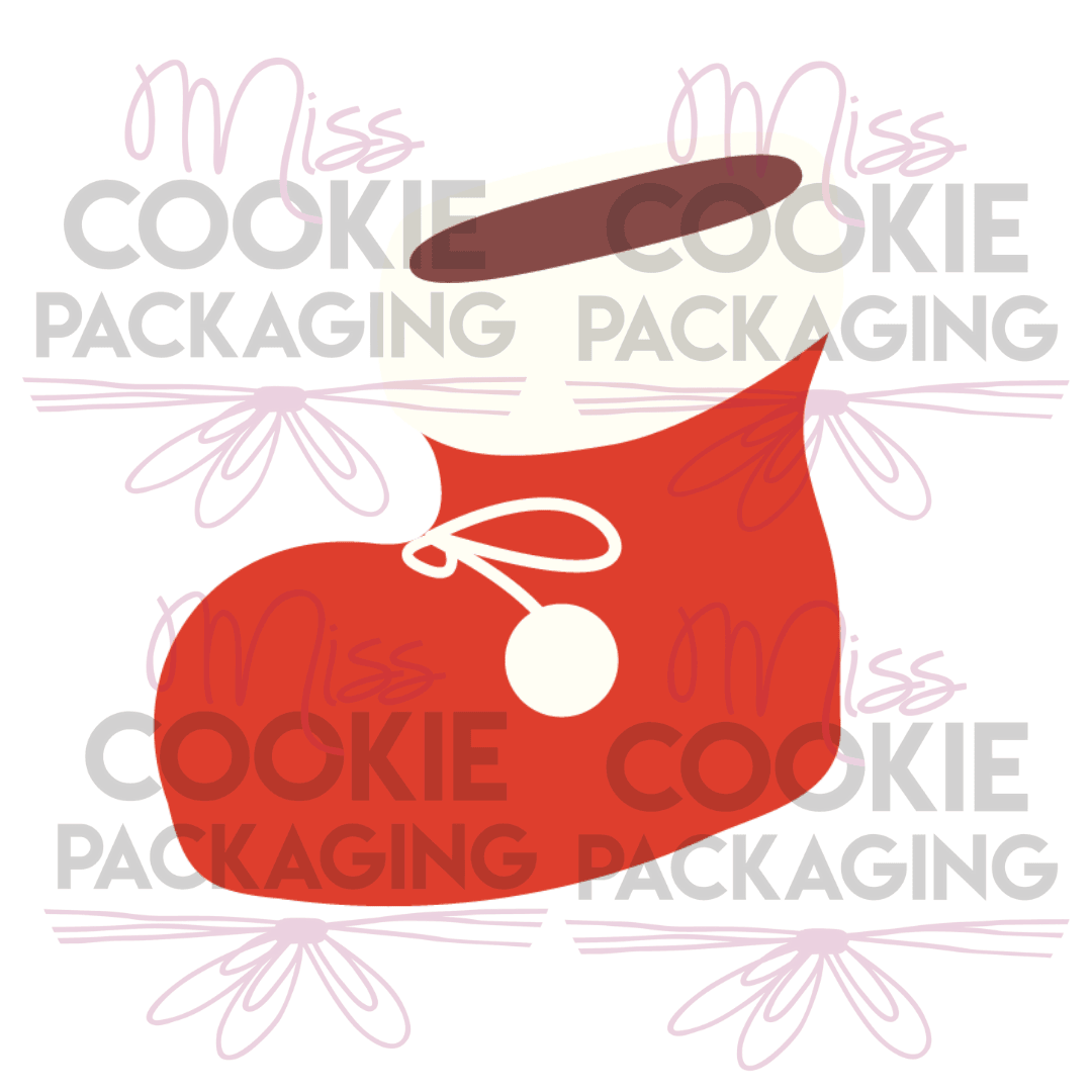 Mini Santas Shoe Eddie EDIBLE PRINTER IMAGE - DIGITAL FILE ONLY - Mini Santa's Boot - Image 1