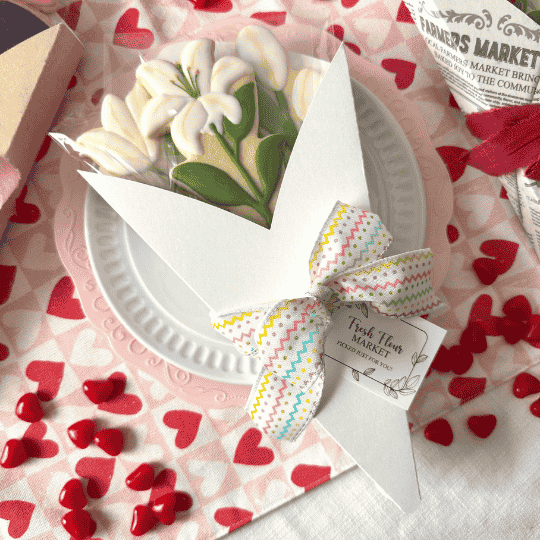 Bouquets White Flower Bouquet Box - Set of 10 Boxes - Image 1