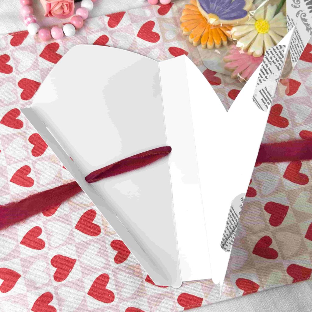 Adding Ribbon to a Cookie Flower Box