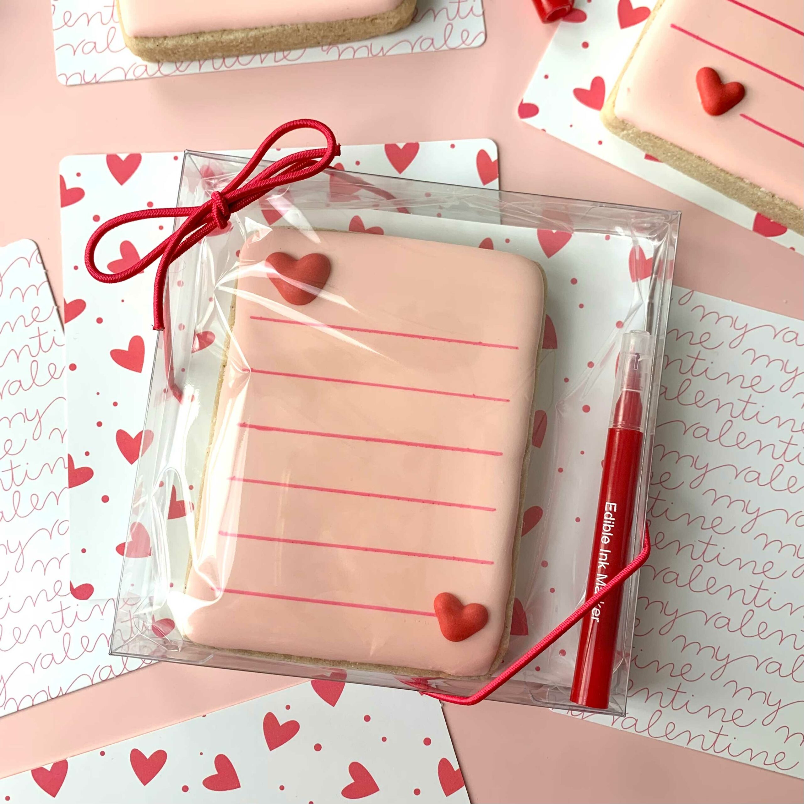 Valentine's Day Love Note Cookie