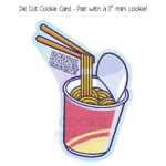 Like You Oodles Die Cut Cookie Card – Set of 25 Printed 5" x 7" Cookie Cards - Image 2