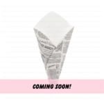 Newsprint Flower Bouquet Box - Set of 10 Boxes