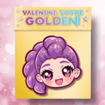 Fold-Over Topper/Backer - "Valentine, You’re Golden!" - Set of 25 - Image 2