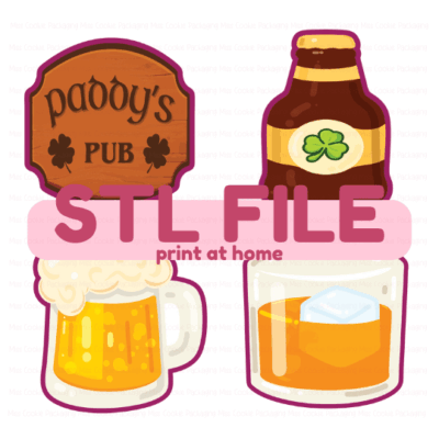 irish pub set STL