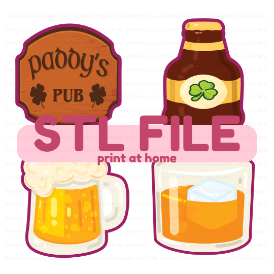 irish pub set STL irish pub set STL