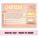 Springtime Cuties Character Card Chick