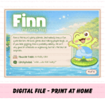 Springtime Cuties Character Card Frog