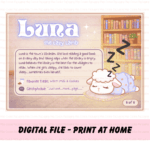 Springtime Cuties Character Card Lamb