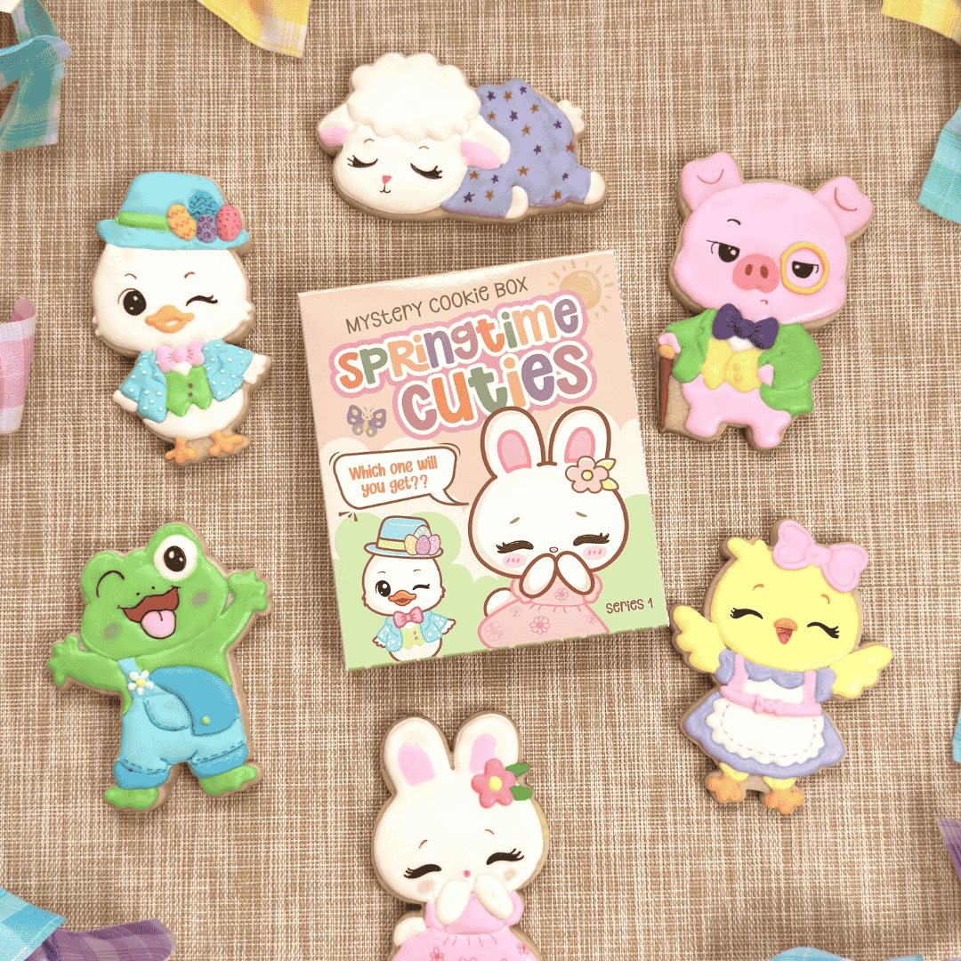 Springtime Cuties Blind Box with Matching Cookies