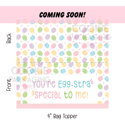 Eggstra special to me bag topper