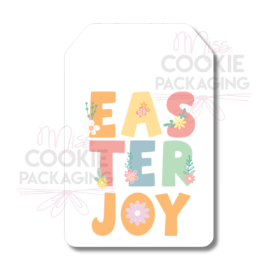 Floral Easter Joy Tag