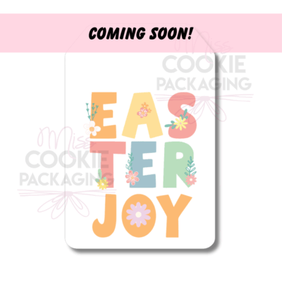 Floral Easter Joy Tag