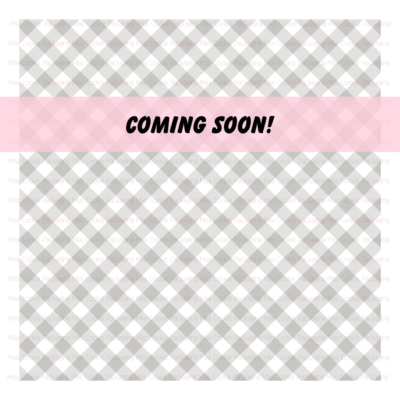 Grey Gingham Greaseproof Easter Paper