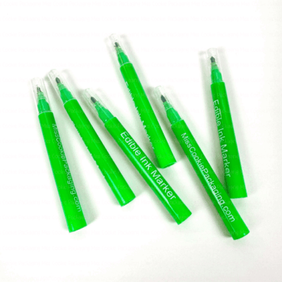 Green Edible Mini Markers
