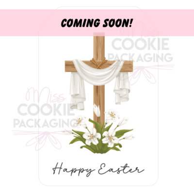 Happy Easter Cross Tag