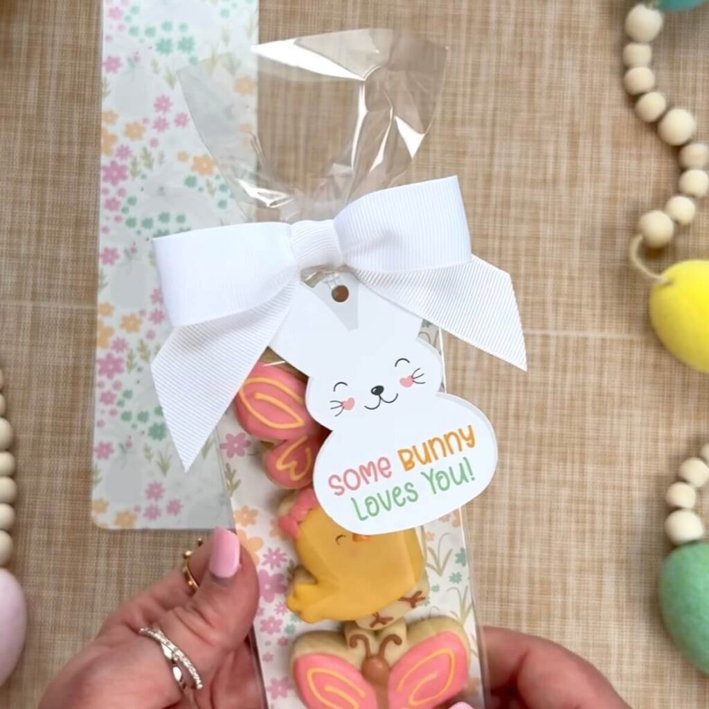 Clear Elastic & printed tag demo