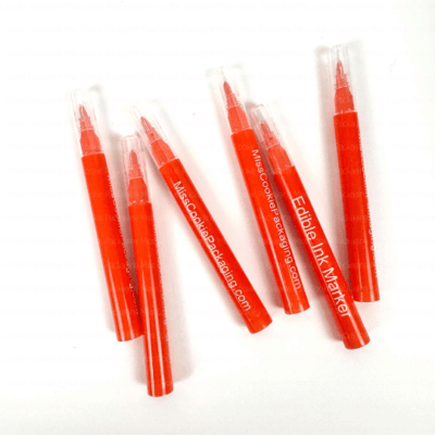 Orange Mini Edible Markers