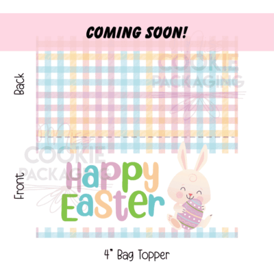 Pretty in Pastel happy Easter Bag Topper