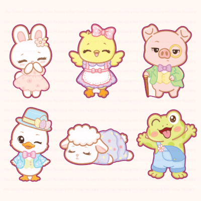 Springtime Cuties Cookie Cutter Set