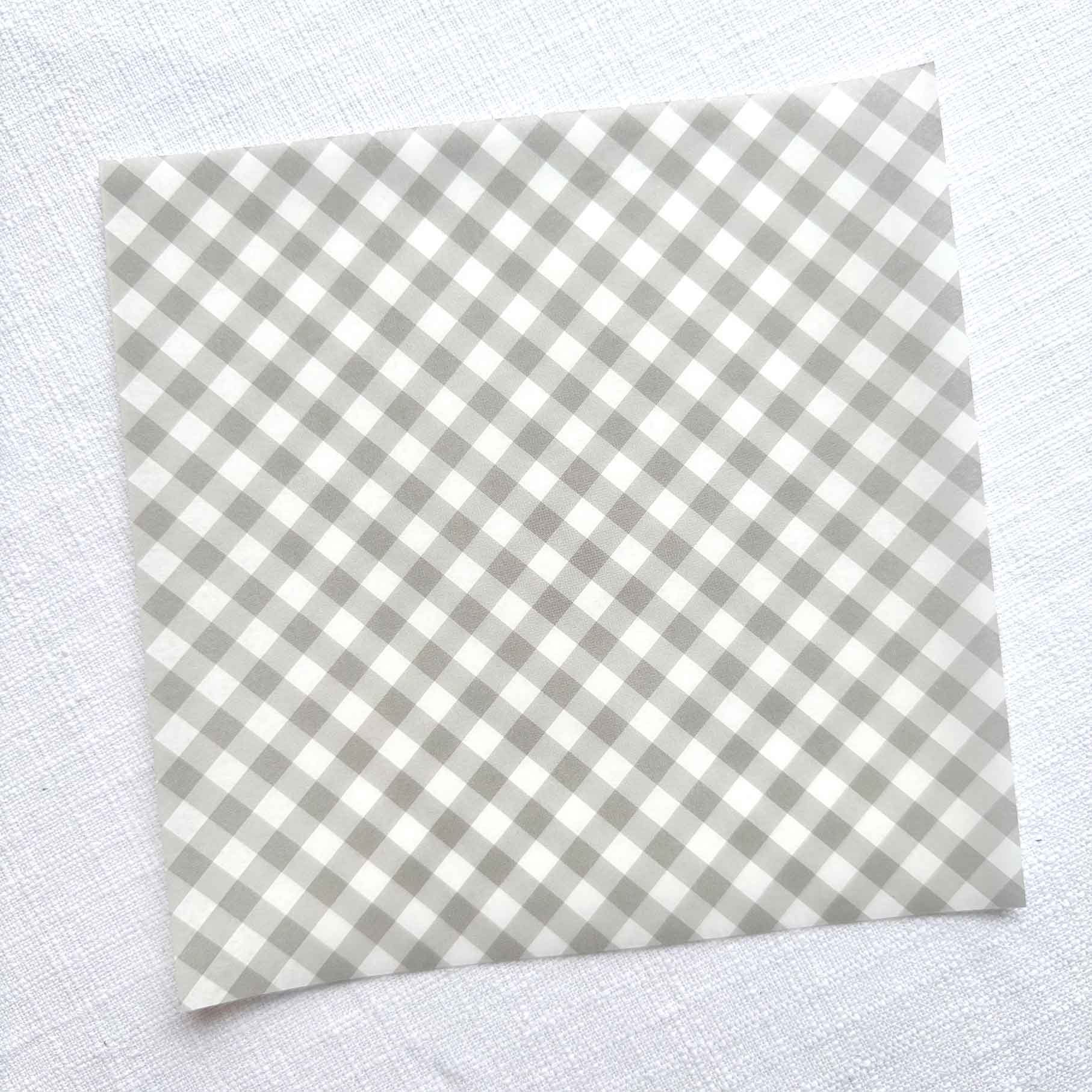 Vintage Vibes Grey Greaseproof Paper
