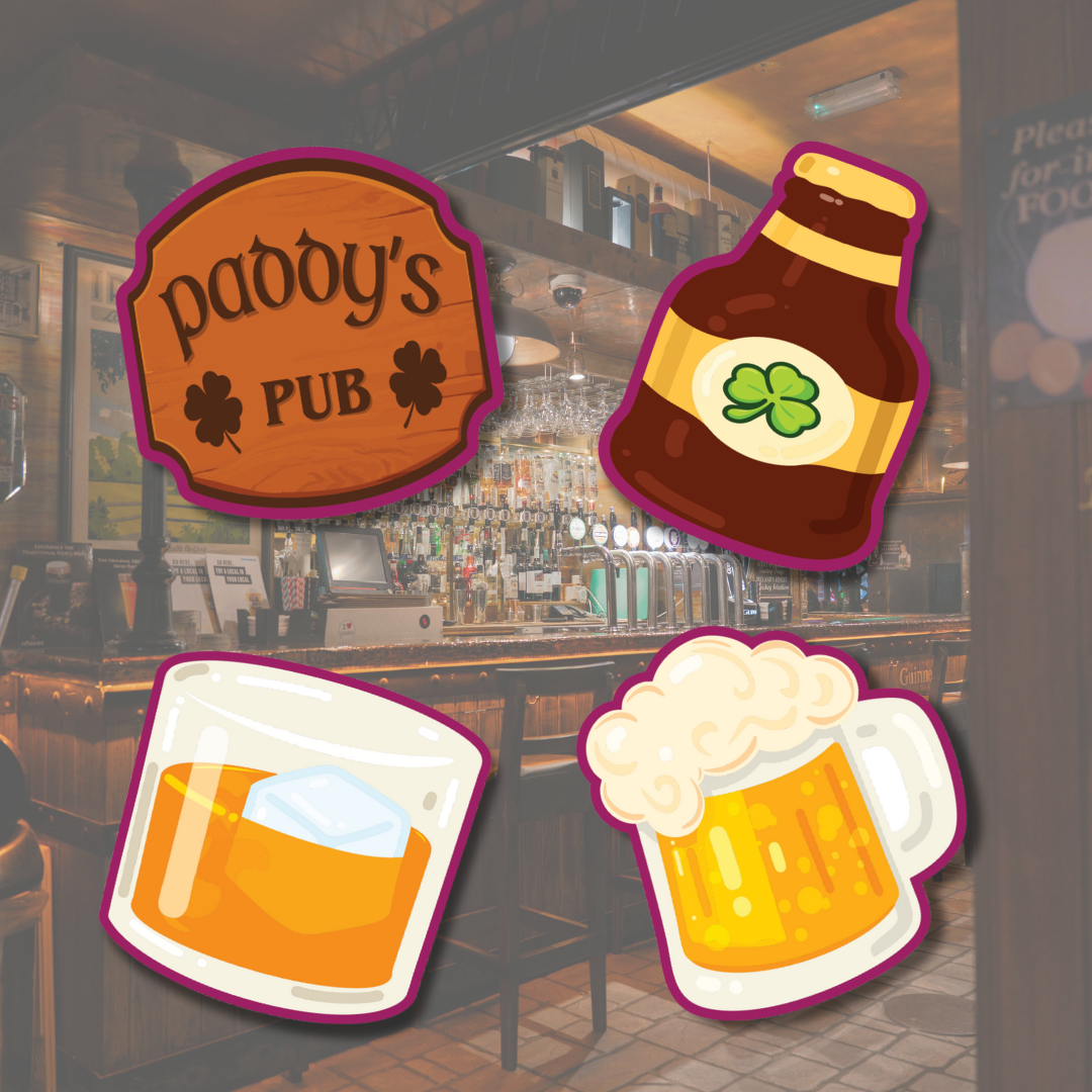 Irish Pub Cookie Cutter Set