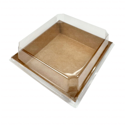 Kraft Bakery Treat Box with Clear Lid
