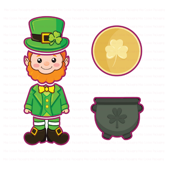 stacked leprechaun Stacked Leprechaun Cookie Cutter Set