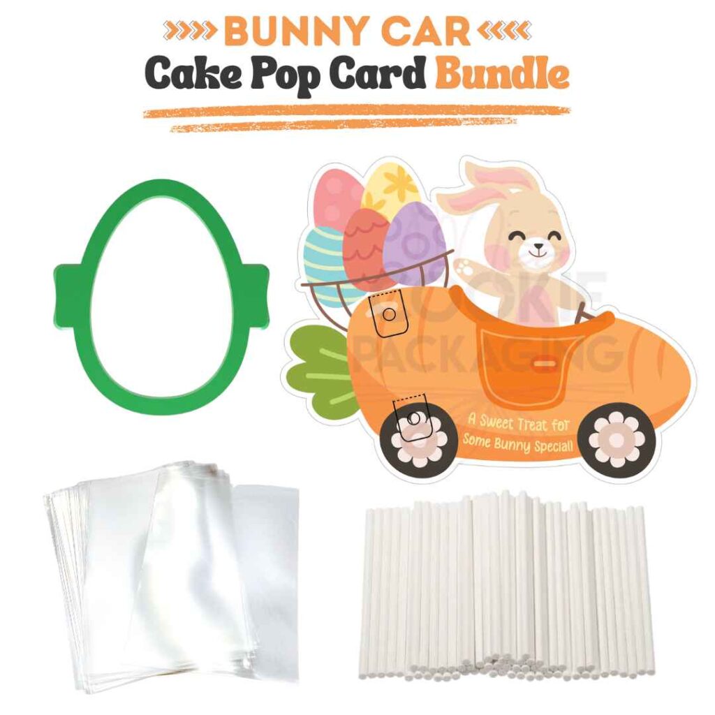 Bunny Car Cake Pop Card Bundle