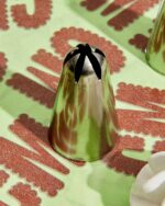 2D medium drop flower metal piping tip