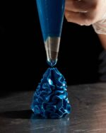 2D medium drop flower metal piping tip