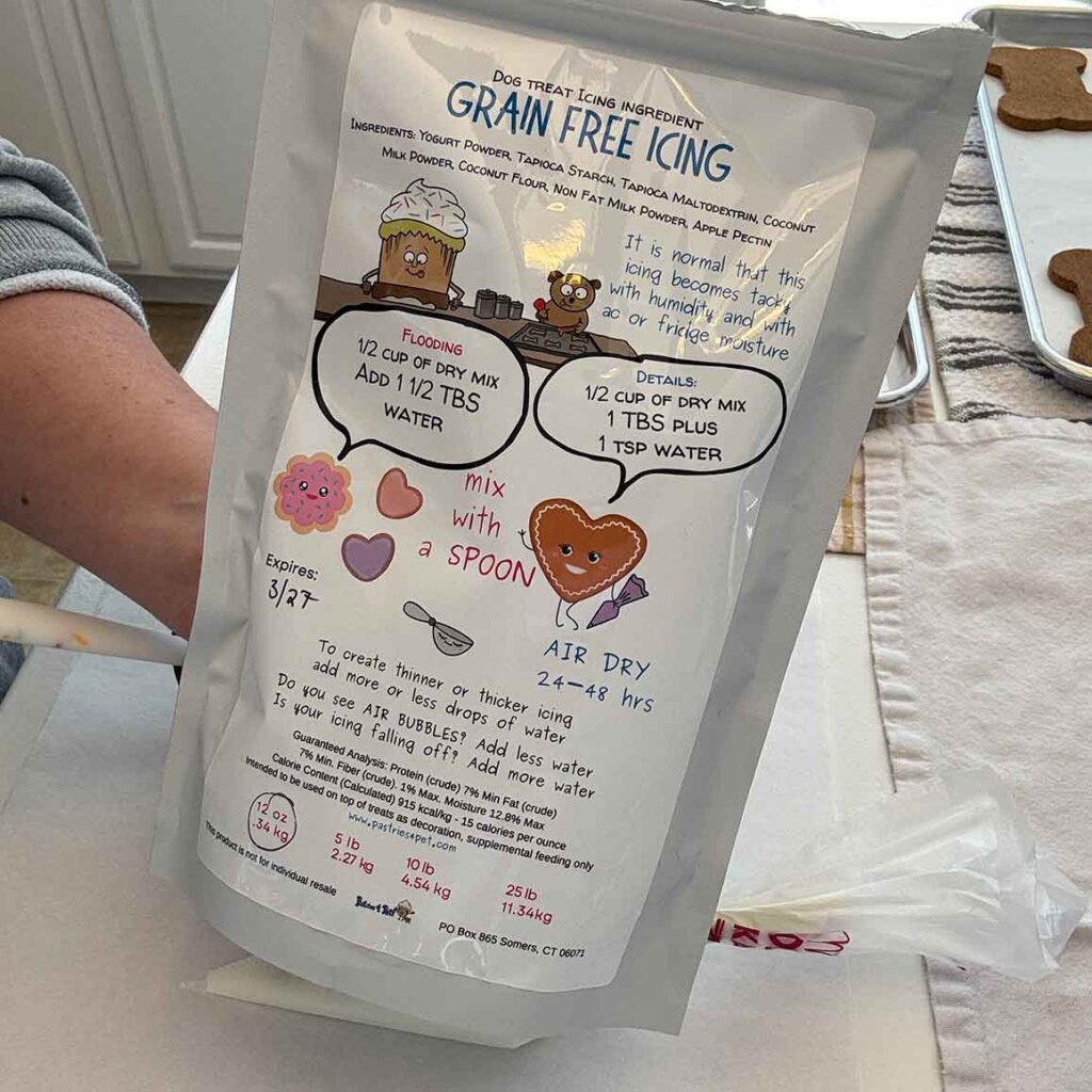 Dog Safe Icing Mix