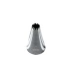 4B medium open star metal piping bag