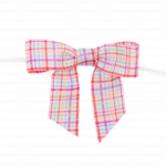 Colorful Lines Pre-Tied Bow