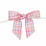 Colorful Lines Pre-Tied Bow