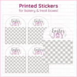 vintage vibes happy easter sticker sheet