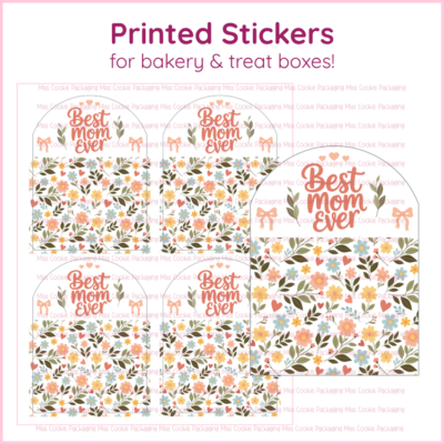 Best mom ever arched sticker