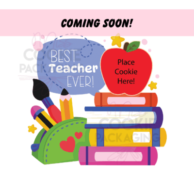 Best teacher cookie card mockup