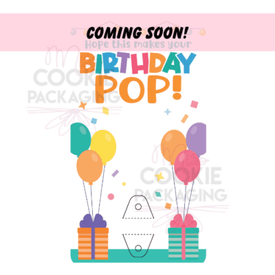 Birthday cake pop card