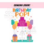 Birthday cake pop card cake mockup