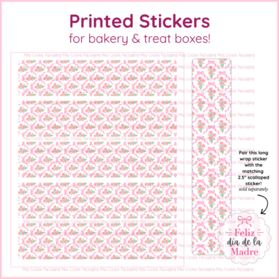 feliz dia de madre feminine floral wrap sticker