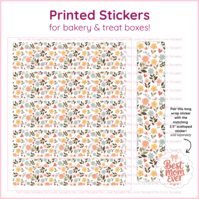 best mom ever wrap sticker lovely floral