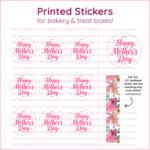 happy mothers day watercolor floral