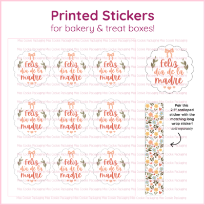 feliz dia de madre lovely floral scalloped